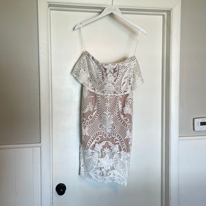 Showpo Senorita White Lace Dress